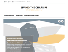 Tablet Screenshot of livingthecharism.com